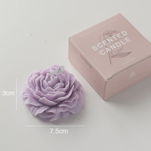 Peony Flower Scented Candle