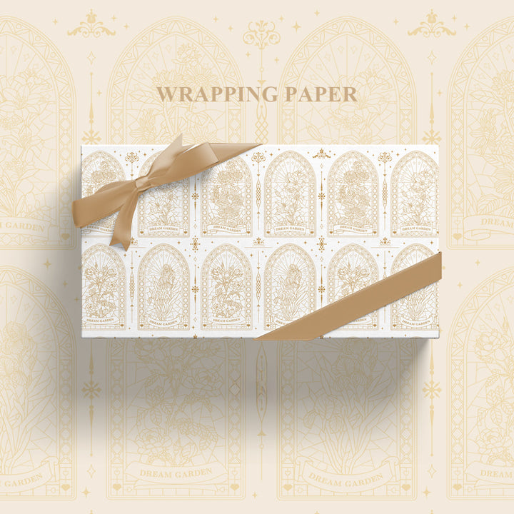 Gold wrapping paper Gift Wrap Paper (50x70cm) Pack