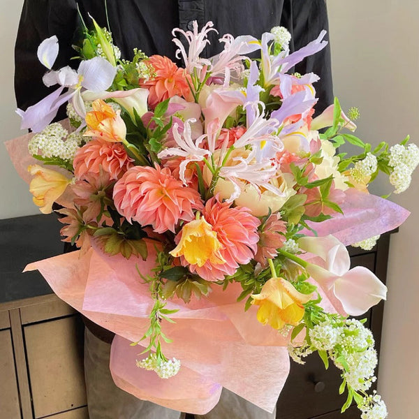 Watercolor Blending Florist Tissue Paper (58cmx5Yd)