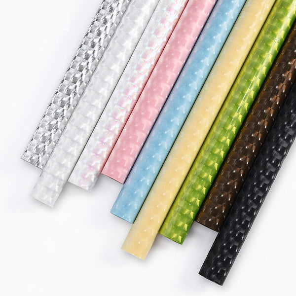 Pearlescent Checker Cello Wrap Roll (50cmx6.5Yd)