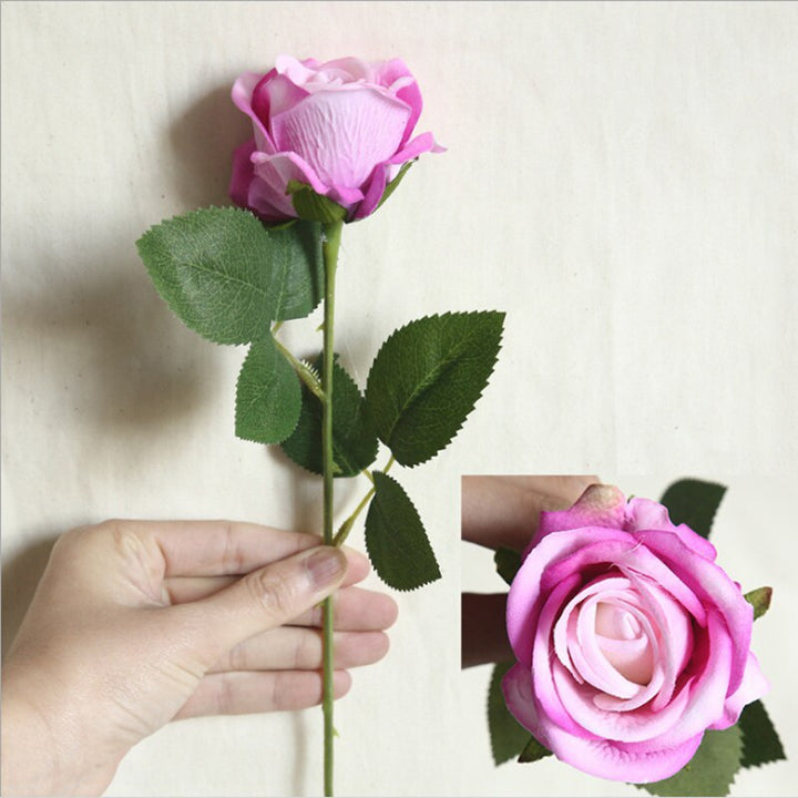 5pcs Artificial Flowers Silk Rose Long Branch Bouquet, perfect as silk artificial flowers.