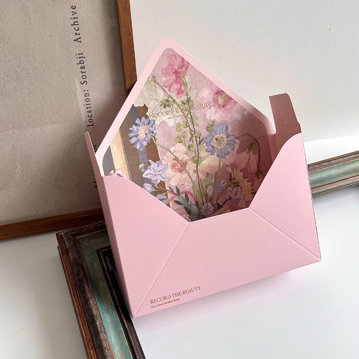 Mother's Day Envelope Shaped Flower Box Pack 3