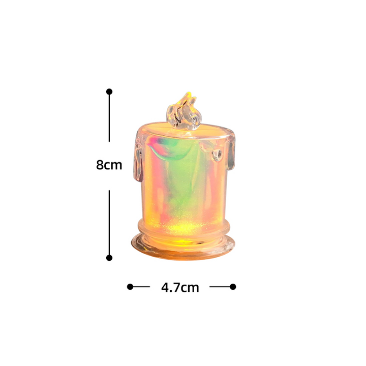 Flameless Led Pillar Candles Light