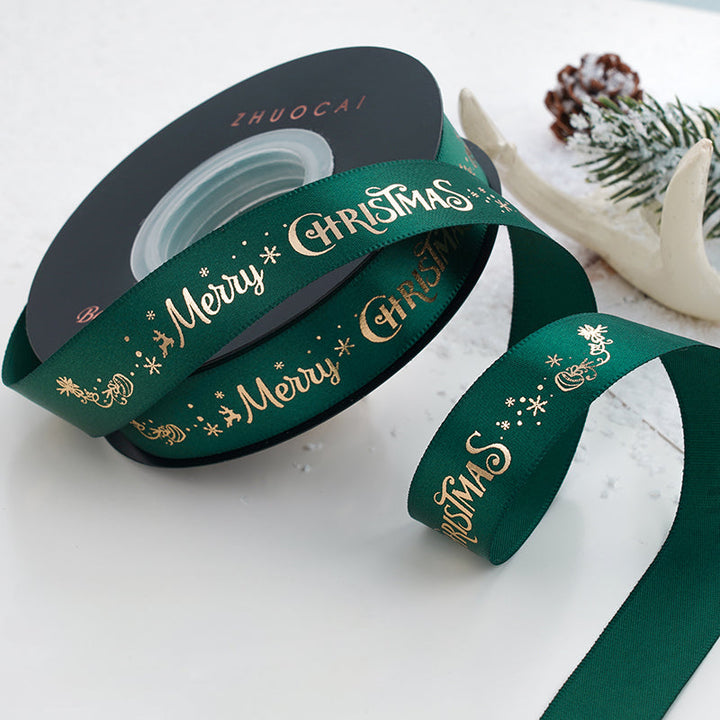 24 Yards Christmas Satin Ribbon for Crafts is a wonderful addition to your christmas decor collection.