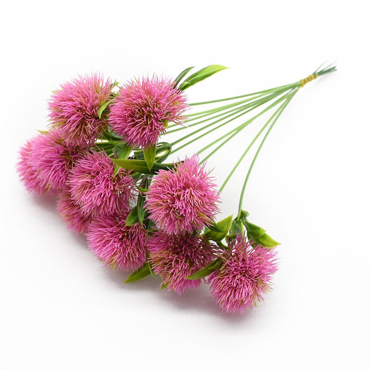 5pcs Plastic Dandelion Artificial Plants, perfect as faux plants.
