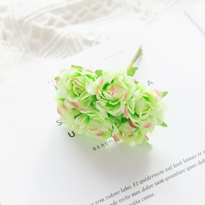 60pcs Artificial Flowers with Floral Wire for DIY Craft is a perfect addition to your florist supplies collection.