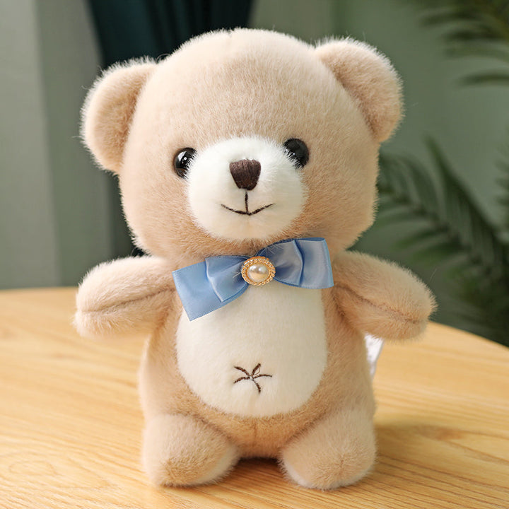 Cute Plush Bear With Ribbon Bow 22cm is a delightful addition to your valentine's gifts collection.