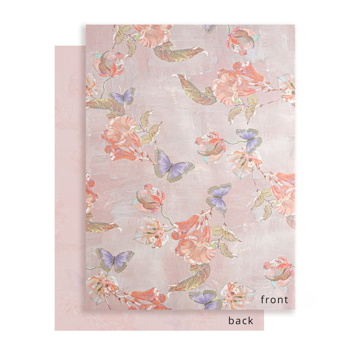 Blooming Blossoms Floral Wrap Paper Pack 20 (38x52cm)