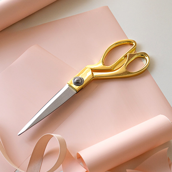 Gold Silver Paper Cutting Florist Scissors