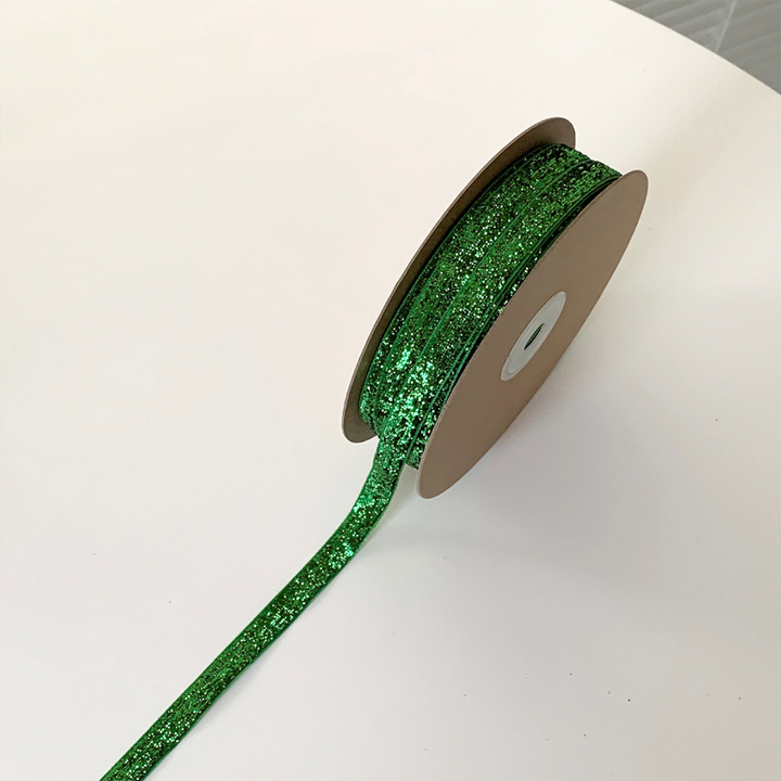 Glitter Sequins Velvet Ribbon (10mmx20m)