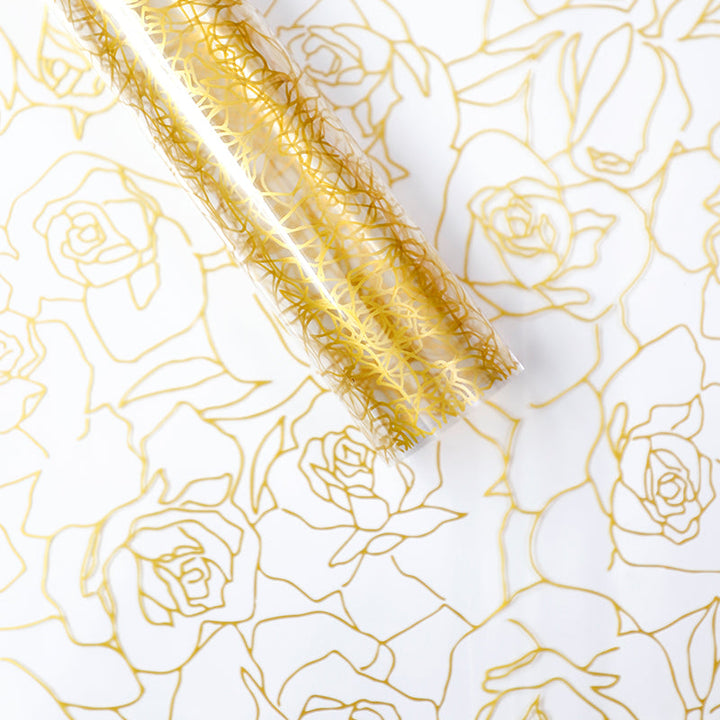 Clear Rose Cellophane Bouquet Paper Pack 20 (58x58cm) is a delightful addition to your valentine flower collection.