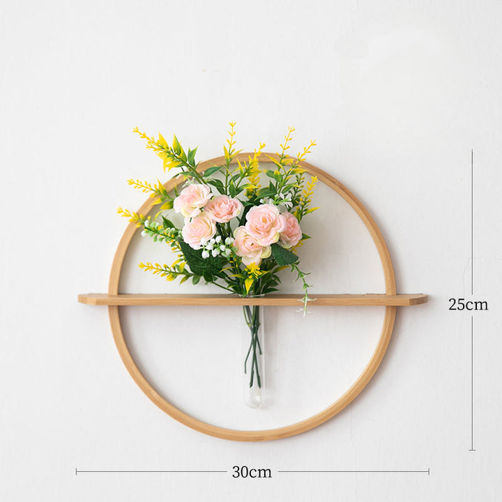 Japanese Wall Mounted Bamboo Flower Vase