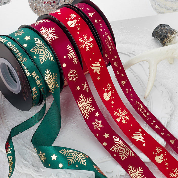 24 Yards Christmas Satin Ribbon for Crafts is a wonderful addition to your christmas decor collection.