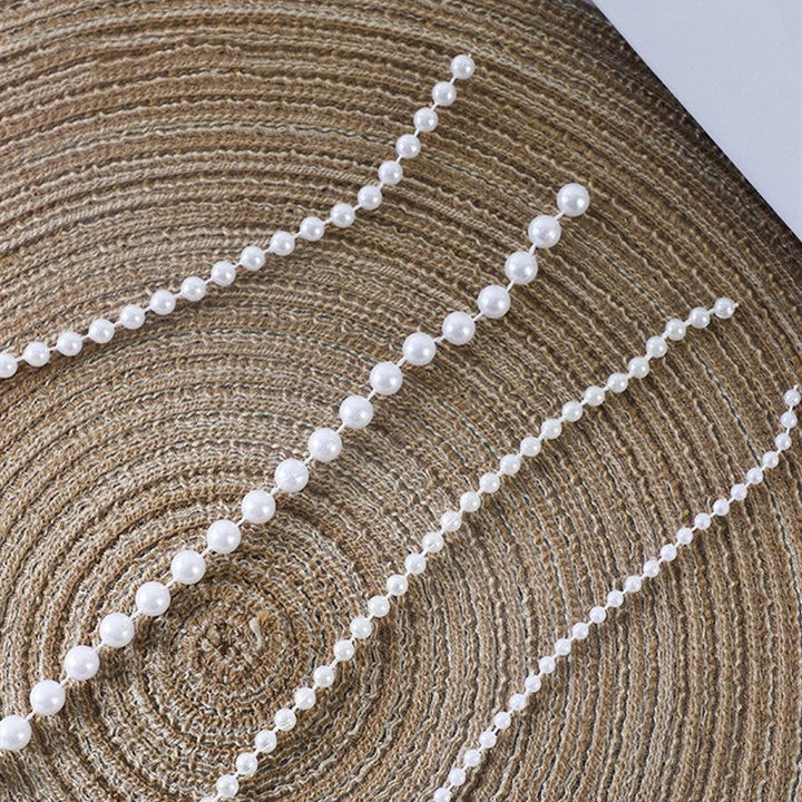 Pearl Beading Chain Ribbon for Gift Bouquet Packaging