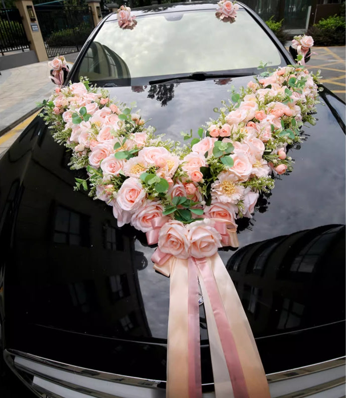 Elegant wedding decoration Pink Artificial Roses Decoration Set for wedding decorations, perfect wedding decorations