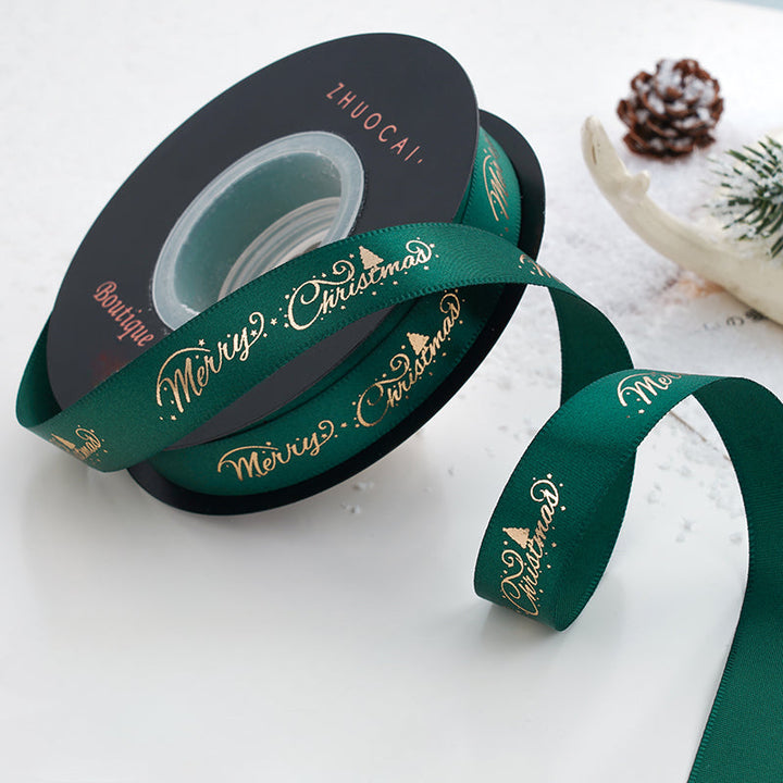 24 Yards Christmas Satin Ribbon for Crafts is a wonderful addition to your christmas floral collection.