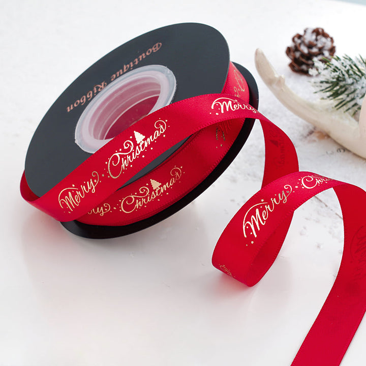 24 Yards Christmas Satin Ribbon for Crafts is a wonderful addition to your christmas arrangements collection.