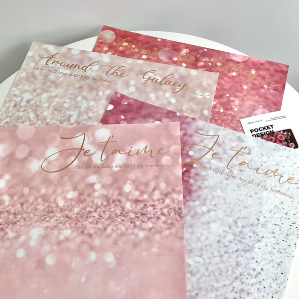 Bling Print Flowers Wrapping Paper Pack 10 (38x53cm) is a delightful addition to your valentine flower collection.