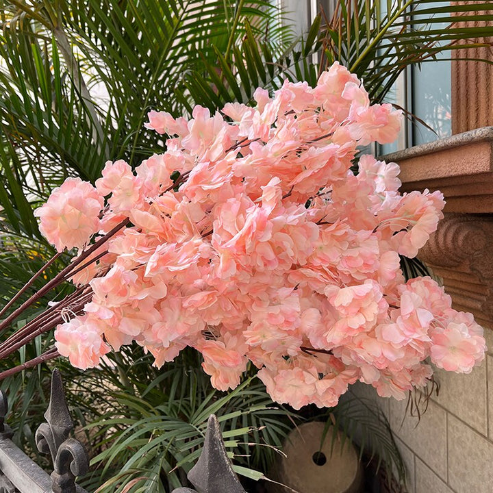 80cm Long Branch Cherry Blossom Artificial Flower, perfect as flower stem.