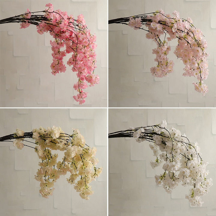 80cm Long Branch Cherry Blossom Artificial Flower, perfect as silk flowers.