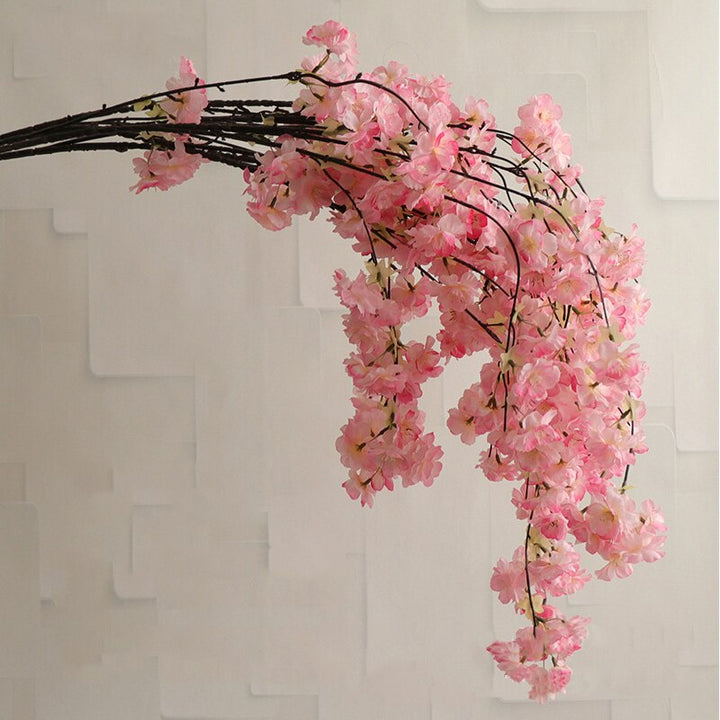 80cm Long Branch Cherry Blossom Artificial Flower, perfect as silk flowers.