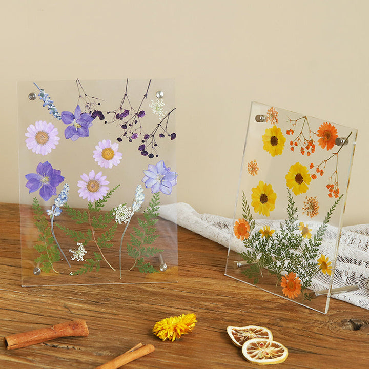 Dried Flowers Pressed Flowers Photo Frame DIY Kit is a perfect addition to your florist supply collection.