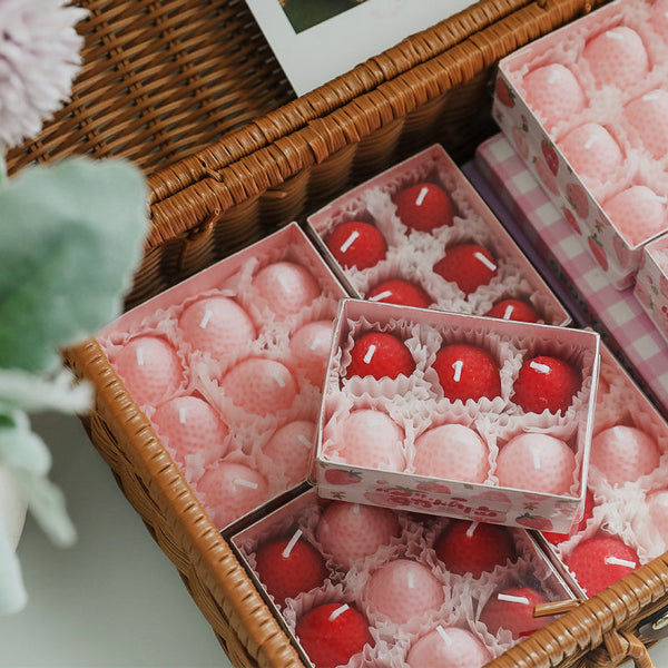 Strawberry Scented Candle Party Events Gift