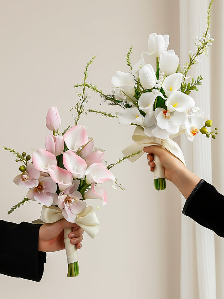 Artificial Calla Lily Flower Bridal Bouquet