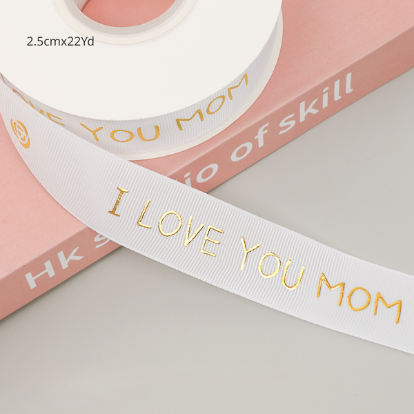 I LOVE YOU MOM Ribbon for Mother's Day