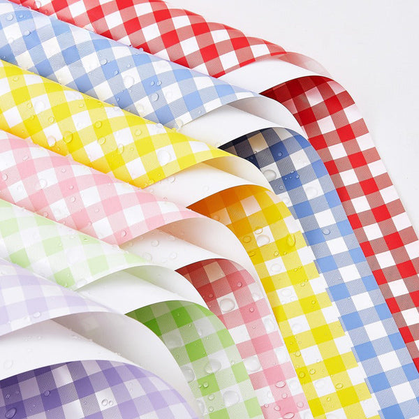 Waterproof Checked Florist Paper Pack 20 (58x58cm)