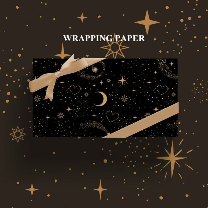 Gold wrapping paper Gift Wrap Paper (50x70cm) Pack