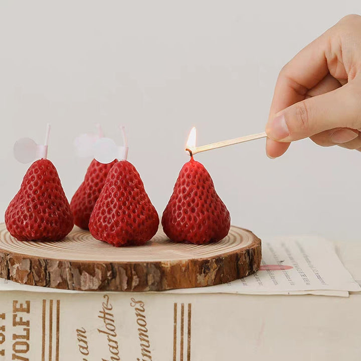 Strawberry Scented Candle Party Events Gift