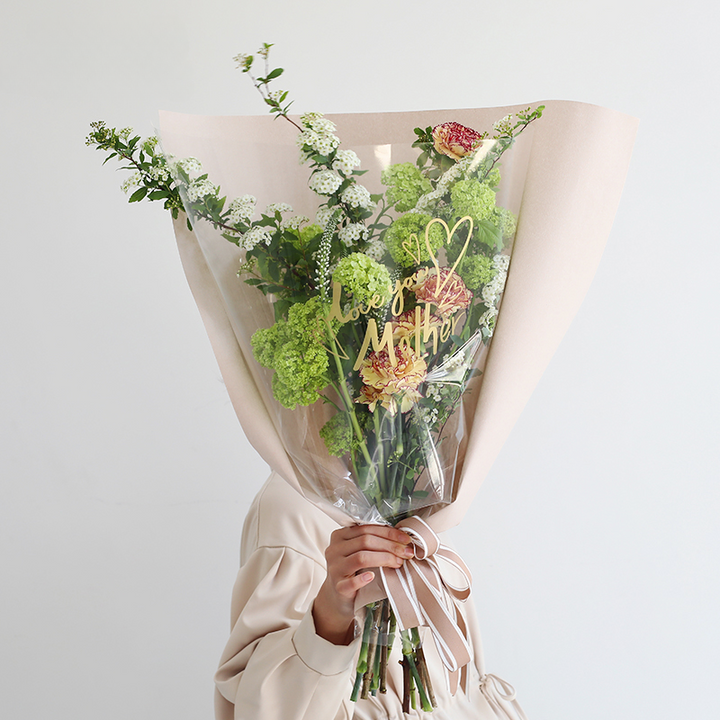 Clear Cellophane Wraps for Mother's Day Pack 20 (60x60cm)