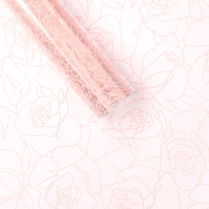 Clear Rose Cellophane Bouquet Paper Pack 20 (58x58cm) is a delightful addition to your valentine's day bouquets collection.