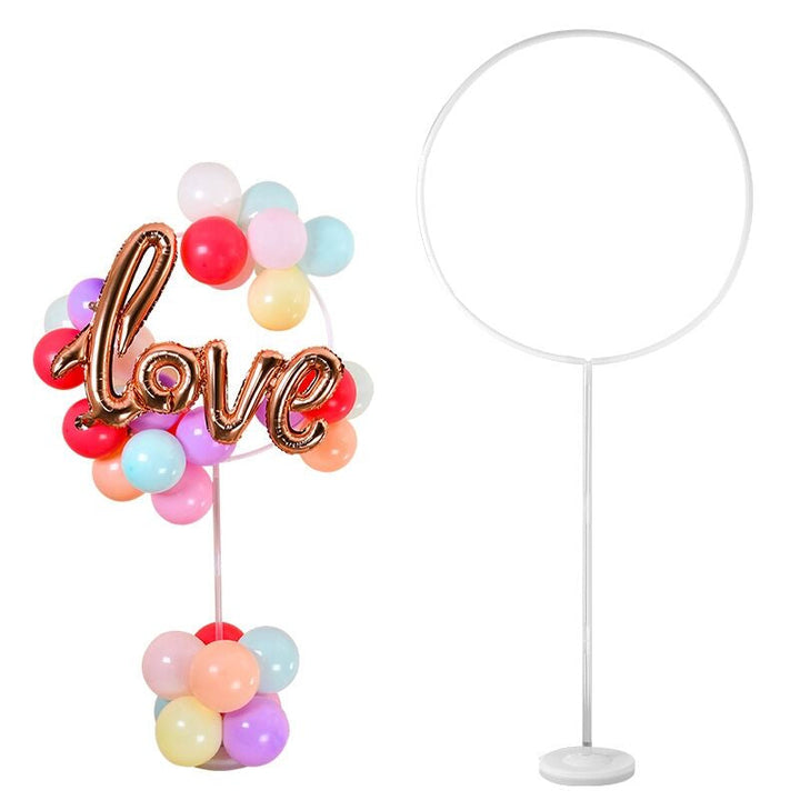 Heart Star Circle Shaped Balloon Stand Kit