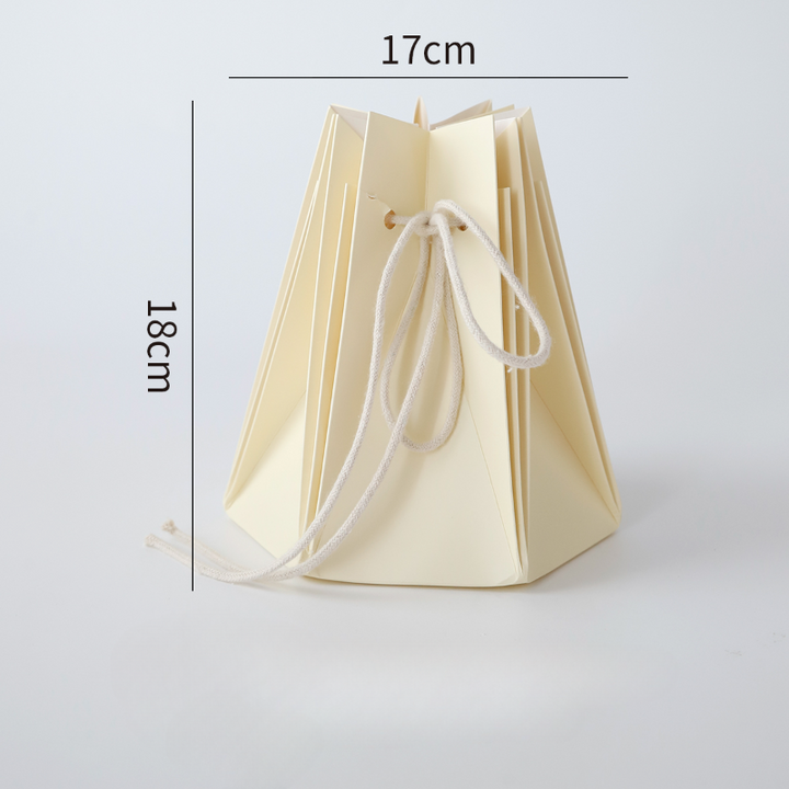 Drawstring Waterproof Paper Flower Vase Pack 10