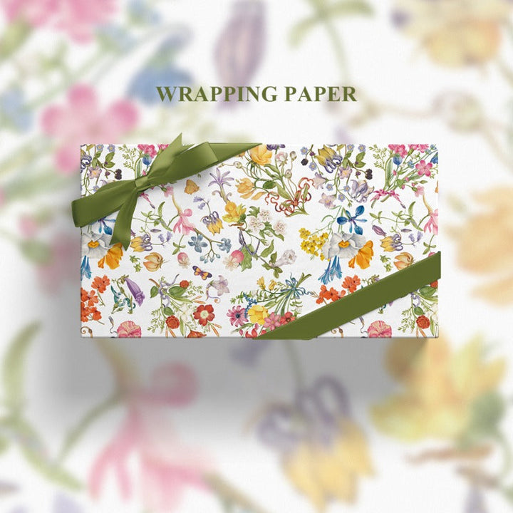 Botanical gift wrap paper Gift Wrap Paper (50x70cm) Pack