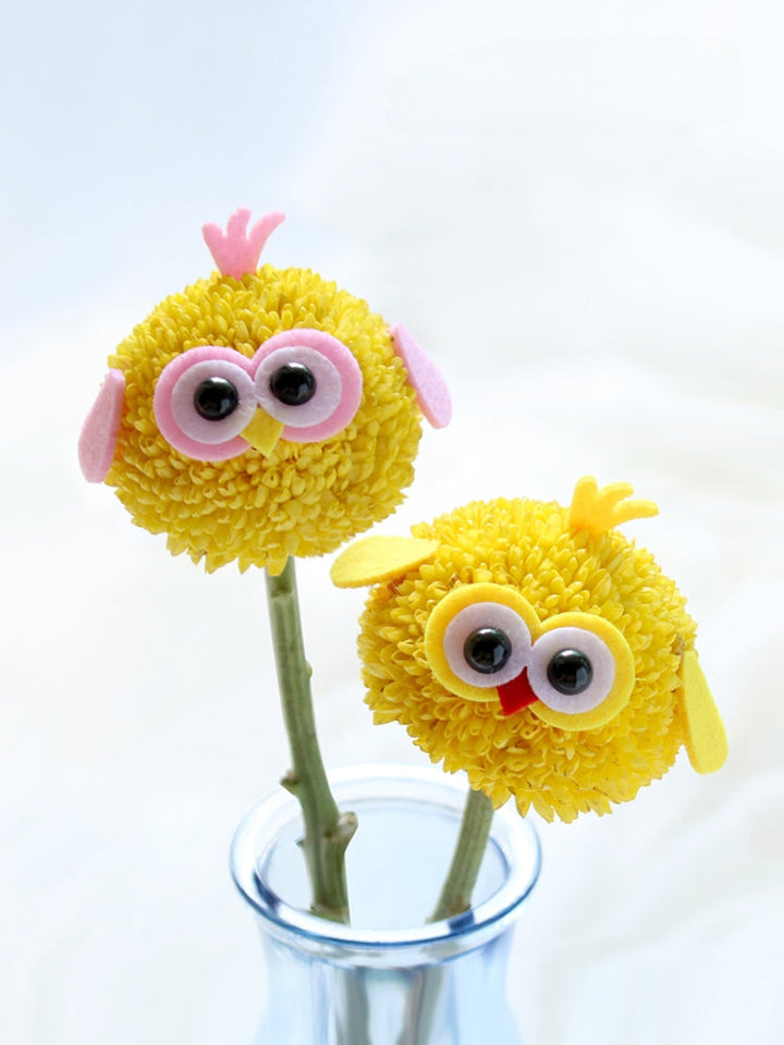 5 Sets Lovely Birds Floral DIY Material Kit, perfect as florist supplies.