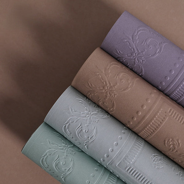 Set of 20 Rose Embossed Textured Bouquet Wrapping Paper