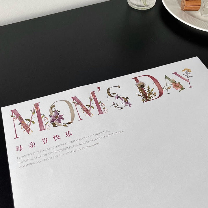 Mother's Day Florist Wrap Paper Pack 10 (32x48cm)