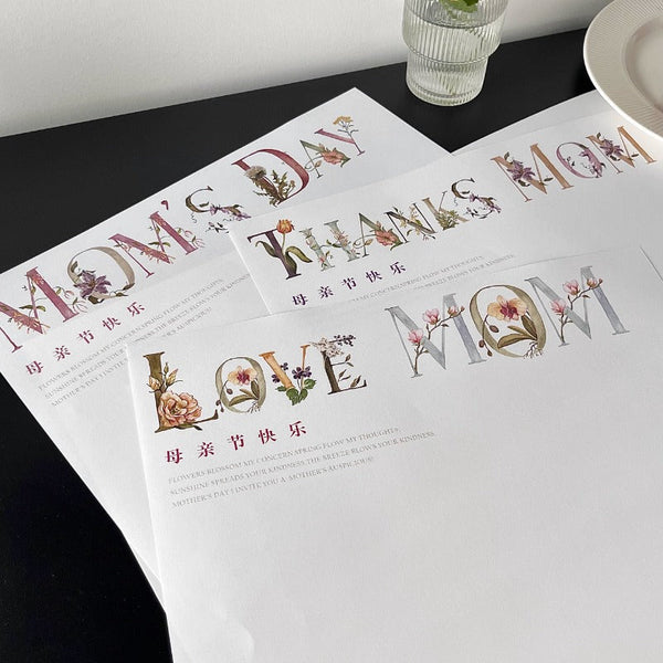 Mother's Day Florist Wrap Paper Pack 10 (32x48cm)