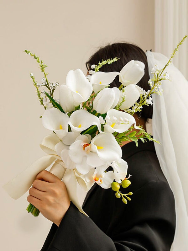 Artificial Calla Lily Flower Bridal Bouquet