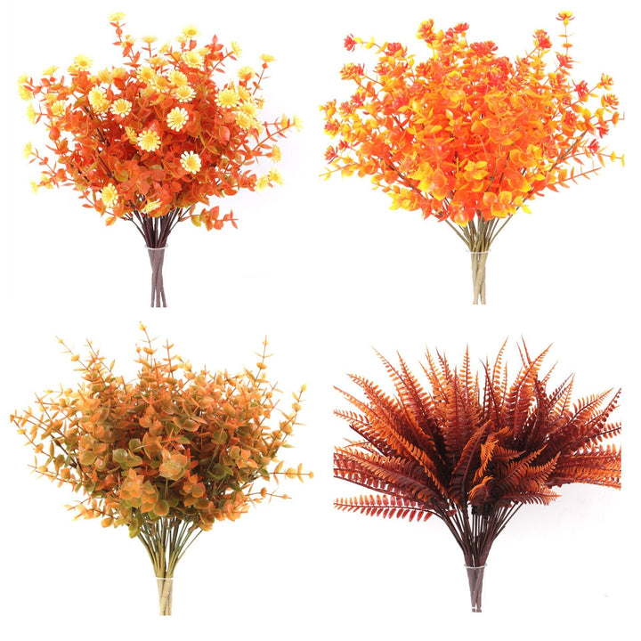 Artificial Eucalyptus Boston Fake Autumn Branch, perfect as faux plants.