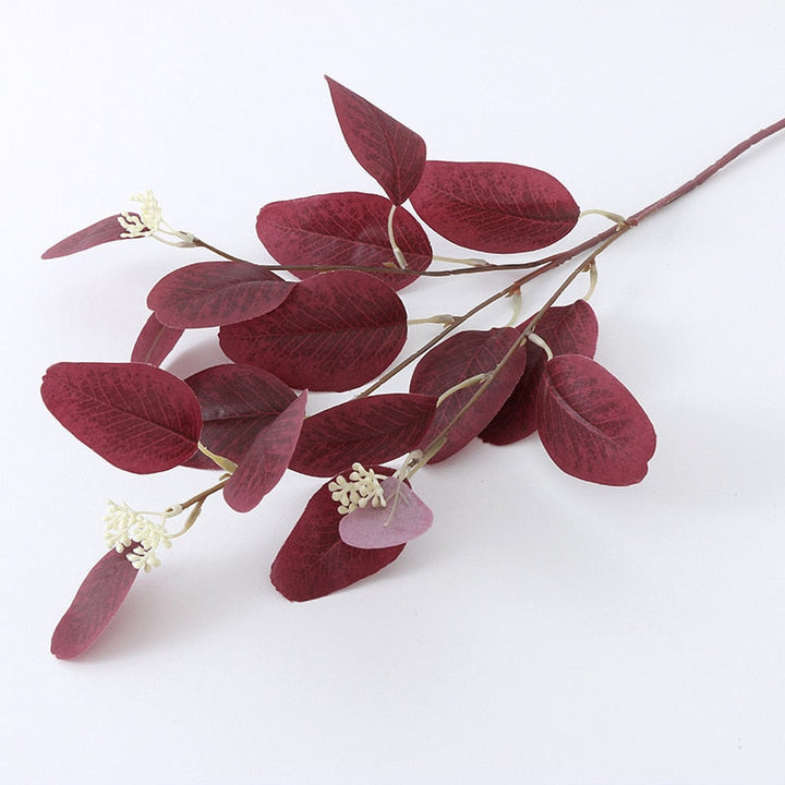 Artificial Eucalyptus Leaves Branch Fake Plant, perfect as fake indoor plants.