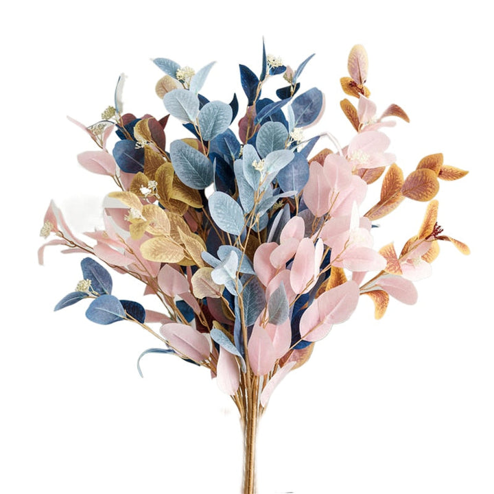 Artificial Eucalyptus Leaves Branch Fake Plant, perfect as artificial plants.