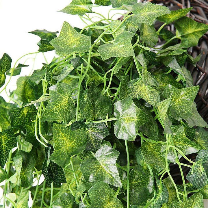 Artificial Plant Vines Wall Hanging Rattan Leaves, perfect as artificial plant.