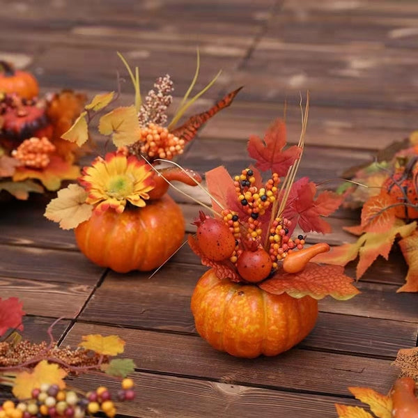 Artificial Pumpkin Flower Pot Fall Aesthetic Decor is a fantastic choice for your cheap halloween decorations collection.