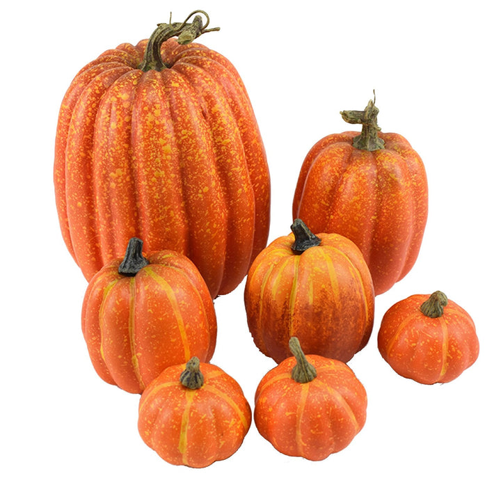 Set of 7 Artificial Pumpkins Fall Harvest Decorations is a fantastic choice for your halloween decorations collection.