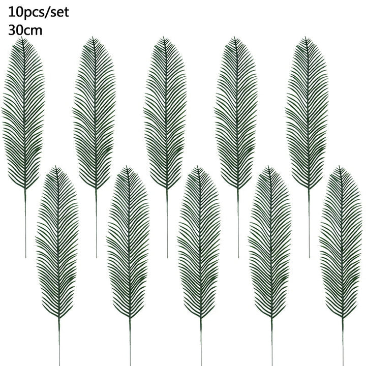 Artificial Tropical Palm Leaves Hawaiian Party Decoration, perfect as artificial plants for outdoors.