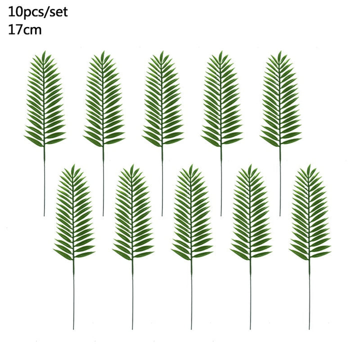 Artificial Tropical Palm Leaves Hawaiian Party Decoration, perfect as faux plants.